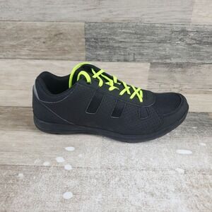 Serfas Trax Mens Cycling Shoes 10.5 Us 2 Bolt Lace Up Black Mountain Bike